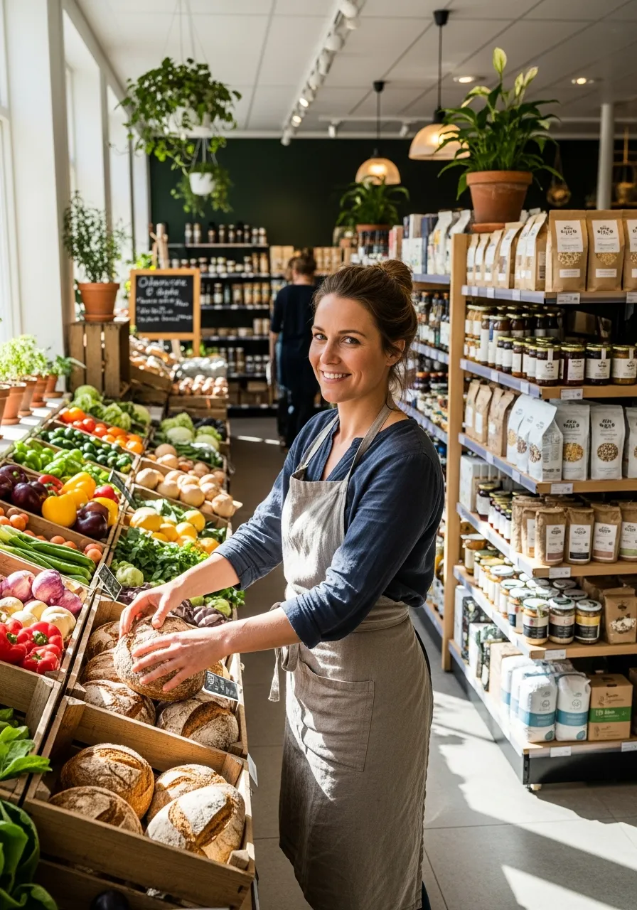 Ekologiska butiker och produkter